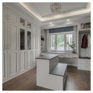 Customized <b>Armoire</b> Furniture Armable Clothes Storage Bedroom Wall Walk in Closet With Island <b>Wardrobe</b> - Product Image 3