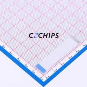 JS05B-20P-050-3-4 FFC Cable (Flexible Flat Cable) P=0.5mm Connector 20P 0.5mm 0.3mm Reverse - Product Image 2