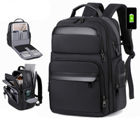 Sac à dos pour homme, sac d'ordinateur portable pour affaires transfrontalières, personnalisable avec logo, sac à dos grande capacité pour voyages d'affaires de courte durée