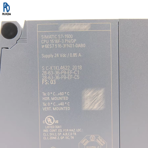 6ES7516-3FN01-0AB0 SIMATIC S7-1500F CPU 1516F-3 PN/DP ตัวควบคุมความปลอดภัยพร้อม PROFIBUS - Product Image 1