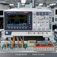 Osciloscopio Digital Portátil GWinstek GDS-1104B de 4 Canales y 100MHz con Frecuencia de Muestreo de 1 GSa/s y Resolución de 8 Bits