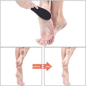 Beliebter Fußschleifer in Weiß, Doppelseitig Einweg-Kunststoff-Fußfeile mit Anpassbarem Logo für Spa-Anwendungen - Product Image 5