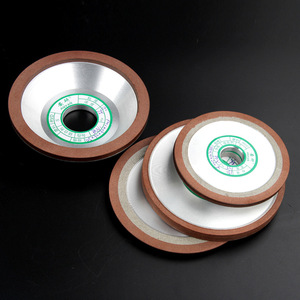 Disques de meulage en alliage de diamant et résine avec bord biseauté, disques en forme de coupelle parallèle, lames de scie pour une coupe abrasive efficace - Product Image 1