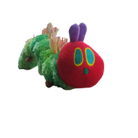 Eric Carle Caterpillar Super Soft Peluche Poupée verte Très faim Soulagement du stress Anniversaire PP Cotton Mesh