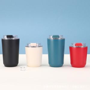 <span class=keywords><strong>Tazza</strong></span> da <span class=keywords><strong>Caffè</strong></span> Personalizzata Senza BPA, <span class=keywords><strong>Thermos</strong></span> di Grande Capacità, Apertura con Un Solo Pulsante, <span class=keywords><strong>Tazza</strong></span> in Acciaio Inox 304 con Coperchio - Product Image 1