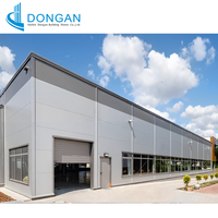 Entrepôt métallique préfabriqué à structure en acier sur mesure, grande portée, pour centre logistique portuaire