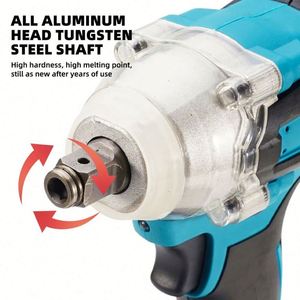 Juego de Llaves de Impacto Inalámbricas de 21 V, 330-2000 NM de Torque, Grado Industrial/DIY, Motor sin Escobillas, Batería de Iones de Litio, 800 W, 1 Año de Garantía - Product Image 5