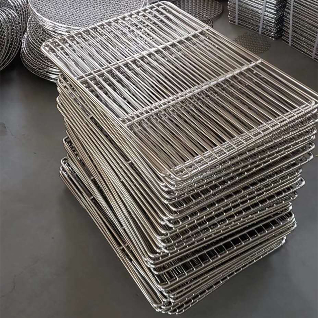 WELAND Custom Heavy Duty Stainless Steel BBQ Grill Rack Rustproof Camping Cooking Grid for Outdoor Grill, Smoker, Fire Pit