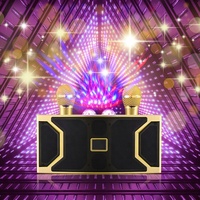 Enceinte Bluetooth multifonctionnelle avec lumière LED sans fil, fête familiale, barre de son disco à domicile haute puissance, karaoké, SUBWOOFER SPEAKER