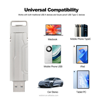 Metal USB Stick1000M/S Velocidad de escritura Original Capacidad total USSD USB USSD Flash Disk 128G 256G 512G 1T