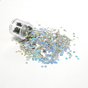 Décorations en vrac de paillettes holographiques Formes mixtes Fine Cosmétique Résistant aux solvants Fête de Noël Changement de couleur Festival <span class=keywords><strong>Promo</strong></span> - Product Image 3