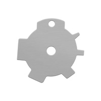 Régulateur de plaque de réglage de gaz compact en acier inoxydable amélioré pour briquets ; Outil portable universel de réglage de gaz pour le remplissage