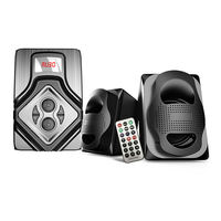 Altavoces de Computadora de 2.1 Canales con Subwoofer para PC, Escritorio, Portátil, Altavoz Multimedia con Cable y Control Remoto