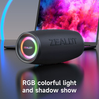 Nouvelle Enceinte Extérieure ZEALOT S56 40W 2026 avec Double Haut-parleur 66mm, Étanchéité IPX6, Batterie 8000mAh et Basses Puissantes