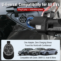 Connecteur de charge CCS2 vers GBT EVSE, chargeur EV DC, adaptateur étanche IP54, adaptateur CCS2 vers GBT pour ID4 ID6