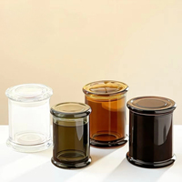 Großhandel: Personalisierte hitzebeständige Kerzengläser aus Amber- und Klarglas (8oz, 10oz, 12oz) mit Deckeln für Ostern und Valentinstag
