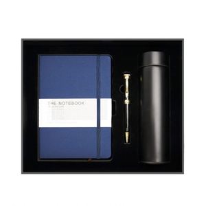 Promoción: Cuaderno de Cuero PU de Diseño Personalizado, Caja de Regalo de Lujo, Diario A5, Set de Regalo de Cuaderno para Negocios - Product Image 1
