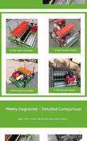 Semoir multi-rangs pour légumes, alimenté par moteur diesel, pour la plantation commerciale d'oignons, d'ail et de brocoli