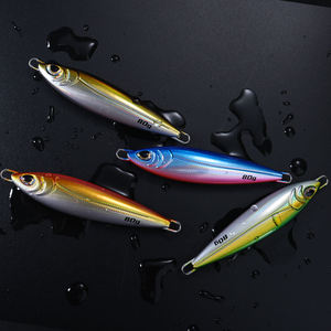 Leurre Artificiel Plombé 18g-80g, Jigs Métalliques de Rivaux Imprimés pour Eau Salée, Leurres Rigides de Jigging, Appâts de Fond pour <span class=keywords><strong>Kingfish</strong></span> - Product Image 4