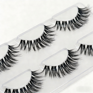 Etichette Morbide Personalizzate Non Adesive, Ciglia Finte 3D Riutilizzabili Sensibili alla Pressione, Ciglia Finte Morbide Autoadesive - Product Image 1