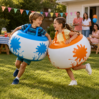 Ballon à bulles gonflable en PVC de qualité supérieure pour enfants avec poignées de sécurité pour les jeux de fête en famille en plein air