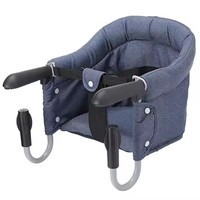 Verstellbarer schneller Tischs tuhl Baby hochstuhl Sicherer Haken am Hochstuhl Klappbarer flacher Stauraum Abnehmbarer tragbarer Babynahrung ssitz