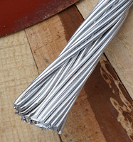 Conducteur toronné en aluminium nu ACSR LGJ 12 brins haute résistance 10 kV, renforcé d'acier, pour l'infrastructure des réseaux électriques, conforme ASTM B232