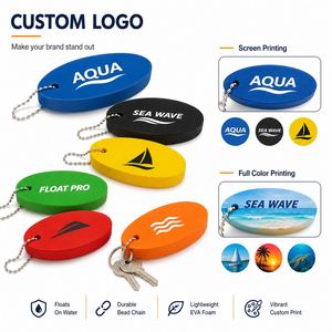 Porte-clés flottant durable en mousse PU avec logo personnalisé pour la navigation de plaisance, la voile, la plage, la natation, cadeau promotionnel - Product Image 2