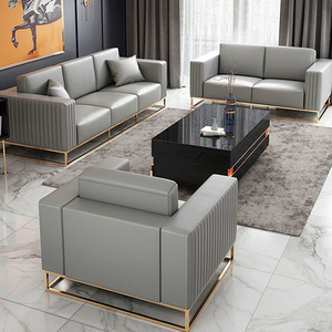 Allemagne blanc en cuir de bureau 6 places canapés convertibles 3 <span class=keywords><strong>2</strong></span> 1 sectionnel salon - Product Image 1