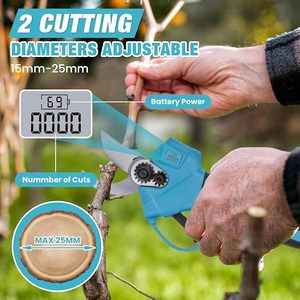 Sécateur Électrique Professionnel Sans Fil à Batterie Progressive pour Vignobles – Cisailles d'Élagage Électriques - Product Image 4