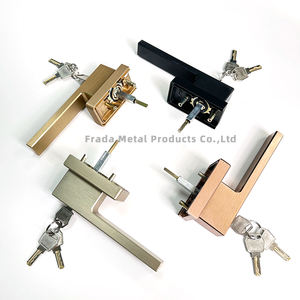 Cerradura de puerta de vidrio con manija de 12mm de aleación de aluminio de alta calidad - Product Image 4