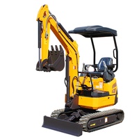 Tracteur porte-chenilles d'occasion 1 tonne Super EPA pour mini-excavatrice de jardin