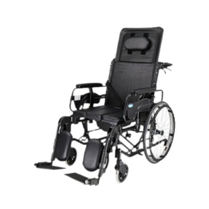 Silla de Ruedas Manual Hubang L42, Totalmente Reclinable, Ligera, Plegable, de Aleación de Aluminio, para Personas Mayores, Discapacitadas o Paralizadas - Product Image 4