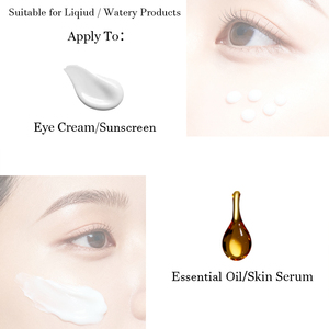 Nuova tendenza riciclabile imballaggio in plastica tubo essenziale tubo crema per gli occhi con bocchetta trasparente PETG gocciolina - Product Image 4
