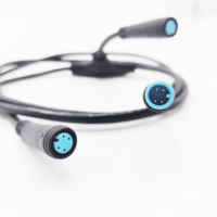 ODM OEM personnalisé l ip68 M8 connecteur câble de type T pour câble de capteur