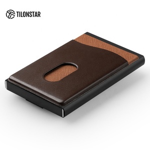 TWM108a Vente à Chaud Portefeuille Mince Minimal pour Hommes Collection Porte-Cartes Porte-Cartes Homme <span class=keywords><strong>Carte</strong></span> Portefeuille Pop up Portefeuilles en Cuir - Product Image 3