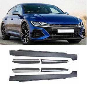 Pour Volkswagen Arteon R 2019+ : Spoiler de pare-chocs avant et arrière, diffuseur, extension de jupes latérales, extension de spoiler, diffuseur de modification - Product Image 3