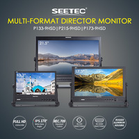 Monitor SEETEC P133-9HSD Full HD con Dos Entradas 3G-SDI, Video Compuesto AV, Solución de Estudio Portátil, Servicio de Logotipo Personalizado