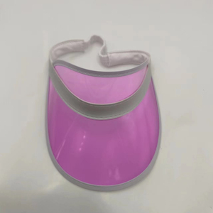 Personnaliser Logo Transparent Couleur Plastique <span class=keywords><strong>Pare</strong></span>-<span class=keywords><strong>Soleil</strong></span> Chapeau Plage Sunhat Tennis Golf Sports de Plein Air Visière pour Femmes Hommes - Product Image 5