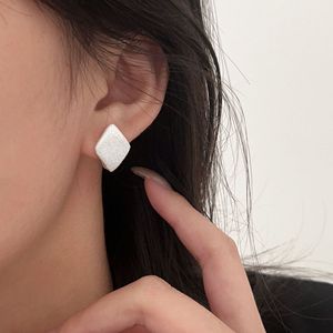 Yinruitai S925 Sterling <b>Silver</b> Geometric <b>Stud</b> <b>Earrings</b> For Women Minimalist Everyday Wear - Product Image 1
