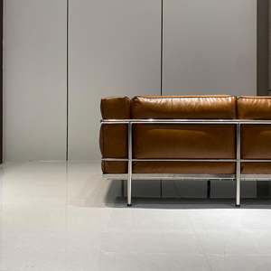 Tùy chỉnh nối mô-đun ghế <span class=keywords><strong>sofa</strong></span> da cho nhà sang trọng với khung không gỉ - Product Image 6