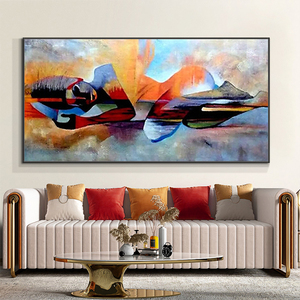 Mintura Handmade <strong>Canvas</strong> Wall Art Customized Wholesale Sleeping <strong>Buddha</strong> Poster Home Decorative Watercolor Figure <strong>Painting</strong> - Product Image 5