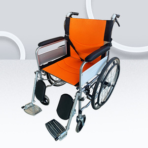 Fauteuil roulant manuel léger et compact avec siège souple, poignée pliable, pour la maison, les voyages et les personnes âgées - Product Image 2