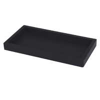 Plateau de rangement multifonction en silicone antidérapant facile à nettoyer pour salle de bain, cuisine, coiffeuse, cosmétiques, pinceaux de maquillage, petites pièces