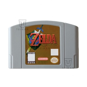 การ์ดวิดีโอเกมภาษาอังกฤษแบบคลาสสิคย้อนยุค เวอร์ชั่นอเมริกา เกม The Legend of Zelda: Ocarina of Time สำหรับเครื่อง N64 เกม RPG สำหรับ N64 - Product Image 1