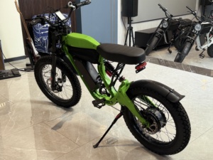 Bicicleta Eléctrica OWAY para Adultos, Adolescentes y Mujeres, Llantas Todoterreno de 18 Pulgadas, Bicicleta Eléctrica para Desplazamientos, Batería Extraíble, Doble Suspensión - Product Image 2