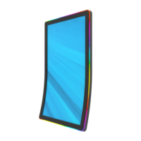 Écran tactile LCD incurvé populaire de 39 pouces, écran vidéo LED lumineux capacitif pour le jeu, pour le traitement médical, terminal