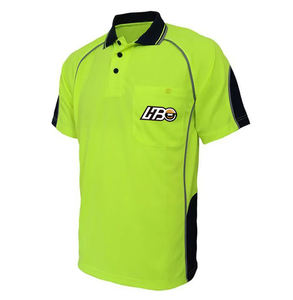 HBC Hi Viz Polo Workwera作業服安全視認性の高い作業作業服男性用ポロTシャツ - Product Image 2