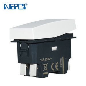 Module 45*22.5mm Vente Directe Usine <span class=keywords><strong>Interrupteur</strong></span> 1 Gang 1 Voie 250V/16A Câblage Sans Vis - Product Image 4