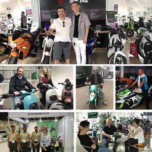 Scooter électrique pour adultes, charge maximale de 200kg, 60V/72V, 1000W, <span class=keywords><strong>moto</strong></span> à deux roues, scooter électrique - Product Image 3